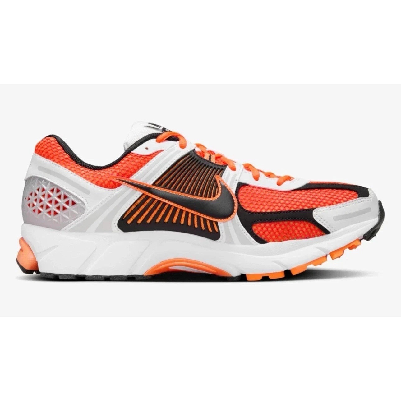 Nike Air Zoom Vomero 5 Mens Sz 9 White/Orange Athletic Running Shoes Fb9149-800